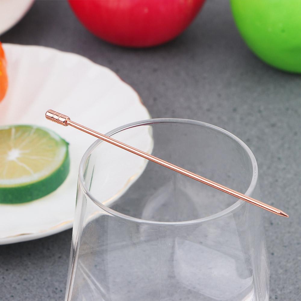 Creative Party Bar For Drinks Decoration Cocktail Picks Toothpicks Fruit Fork Fruit Sticks
