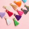 Handmade Materials 100pcs Jewelry Accessories Small Tassel Gold Thread Fringes Hair Accessories Band Loops Fashion DIY Earrings