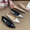 Fashion Fashion Pointed Toe Elegant Women Flats Slip On Shoes With Height Increasing Footwear Female Shallow Ladies Flats Shoes
