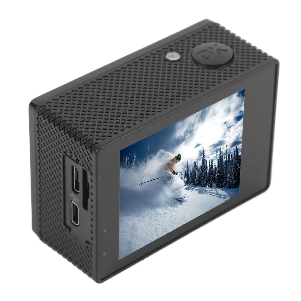 4K Камера с 2,0-дюймовым IPS основным экраном, широкоугольный объектив 170 градусов, многоосевая стабилизация, DV быстрая синхронизация данных, велосипедная камера