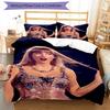 Taylor Swift Performance 3‑Piece Bedding Set,Soft Duvet Cover with 27 Pillowcases,Multi‑Scene Home Dorm Use,Ideal Gift for Birthday & Holiday