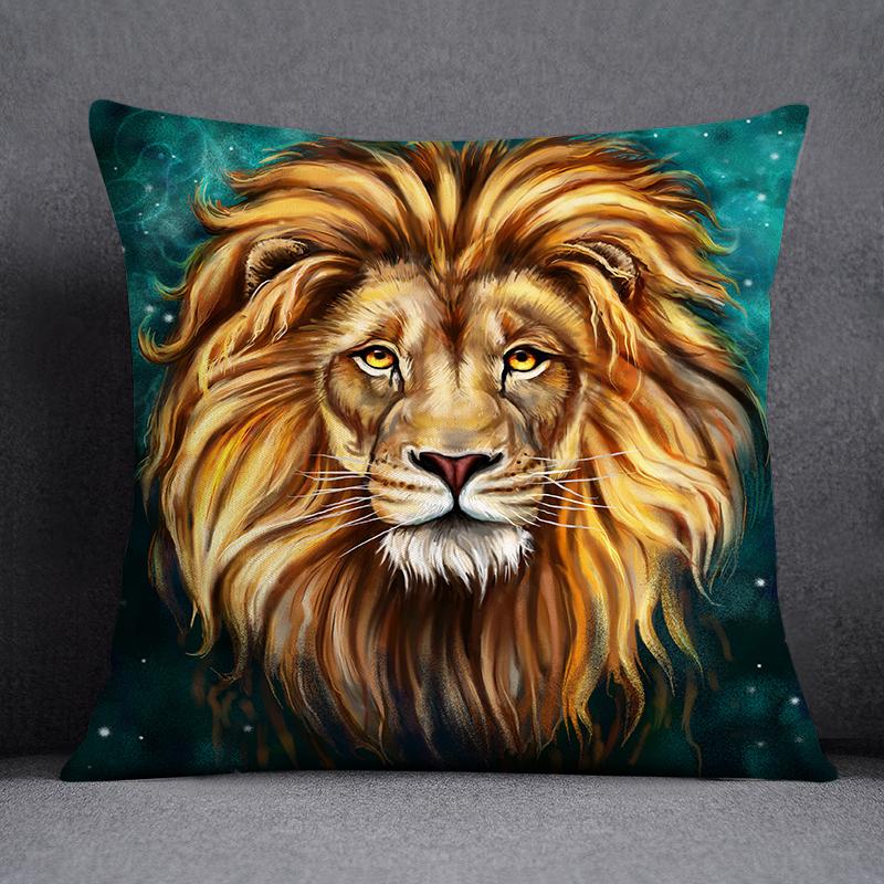 Новый темно-зеленый цветочный узор животного, украшение для дома, наволочка, современный простой квадратный офисный диван, декоративные чехлы для подушек