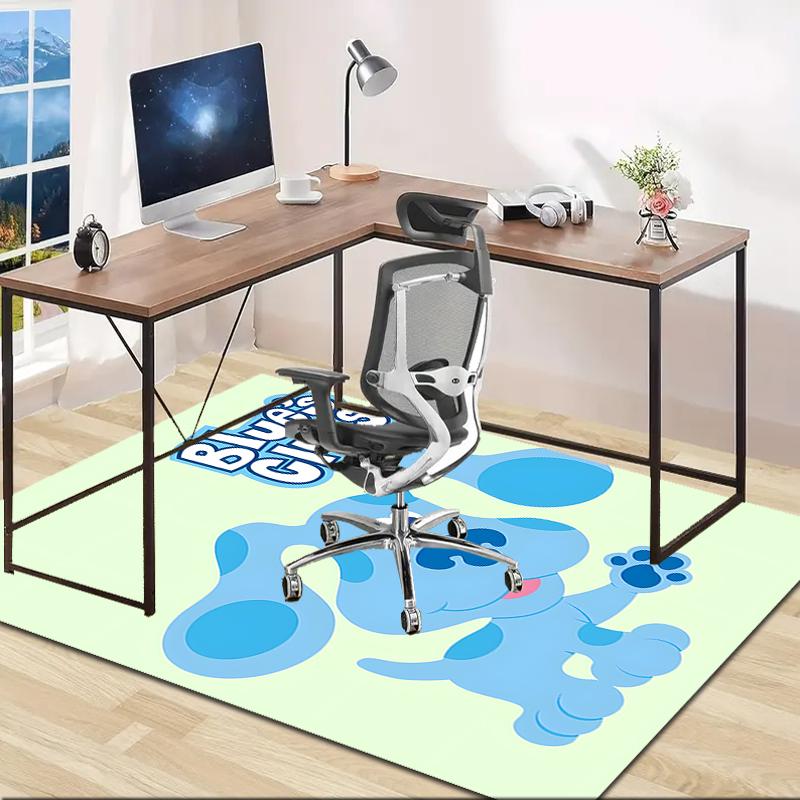 1pc Pistas da Blue Blue’s Clues4 Design Area Rug - Non-Slip, Soft & Cozy Floor Mat for Living Room, Bedroom, Office - Indoor/Outdoor Decorative Carpet