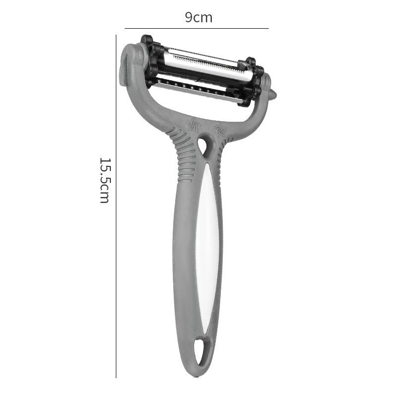 Удобный гаджет для дыни, инструмент для нарезки овощей, фруктов, картофеля, моркови, терка, многофункциональная вращающаяся на 360 градусов кухонная резак