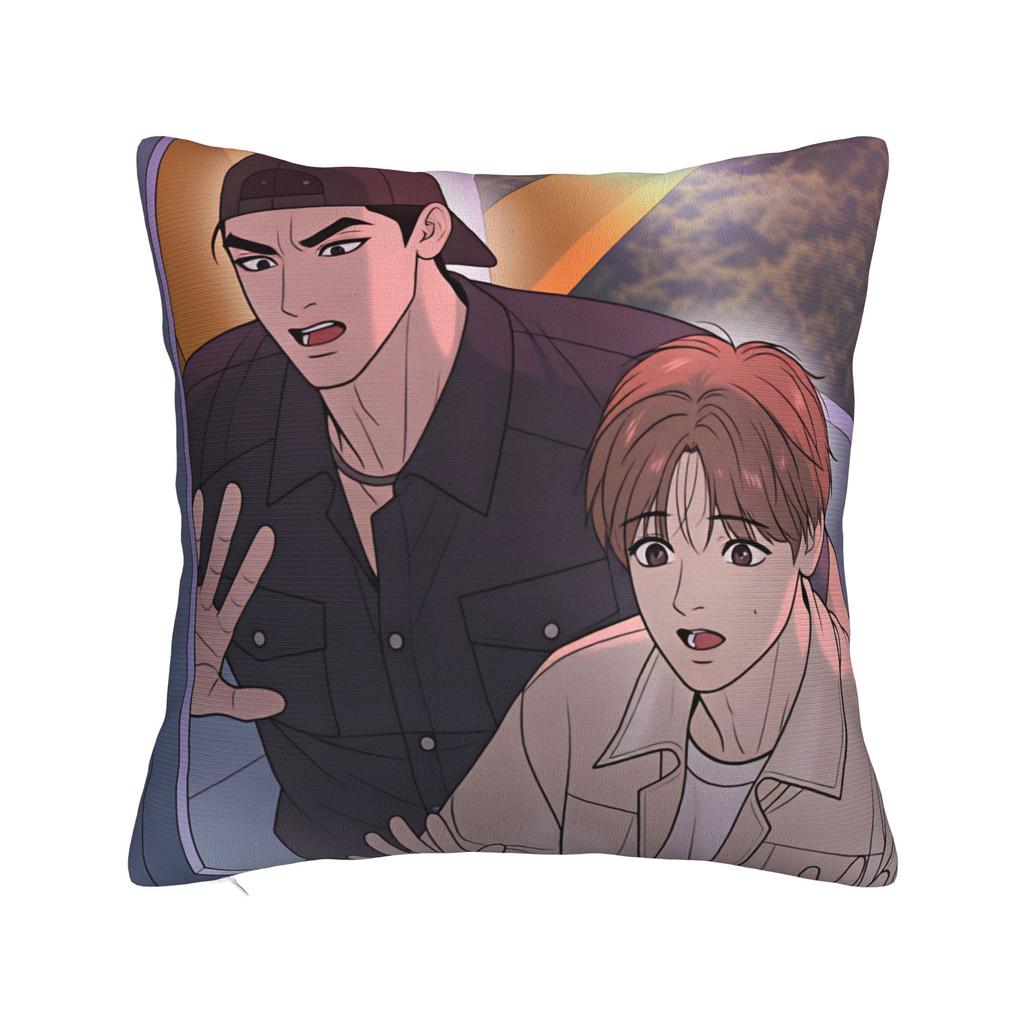 Bl Manhwa Jinx Joo Jaekyung Pillow Case Cushion Cover Polyester Graphic Cover Kawaii Pillowcases For Sofa Home Decorative