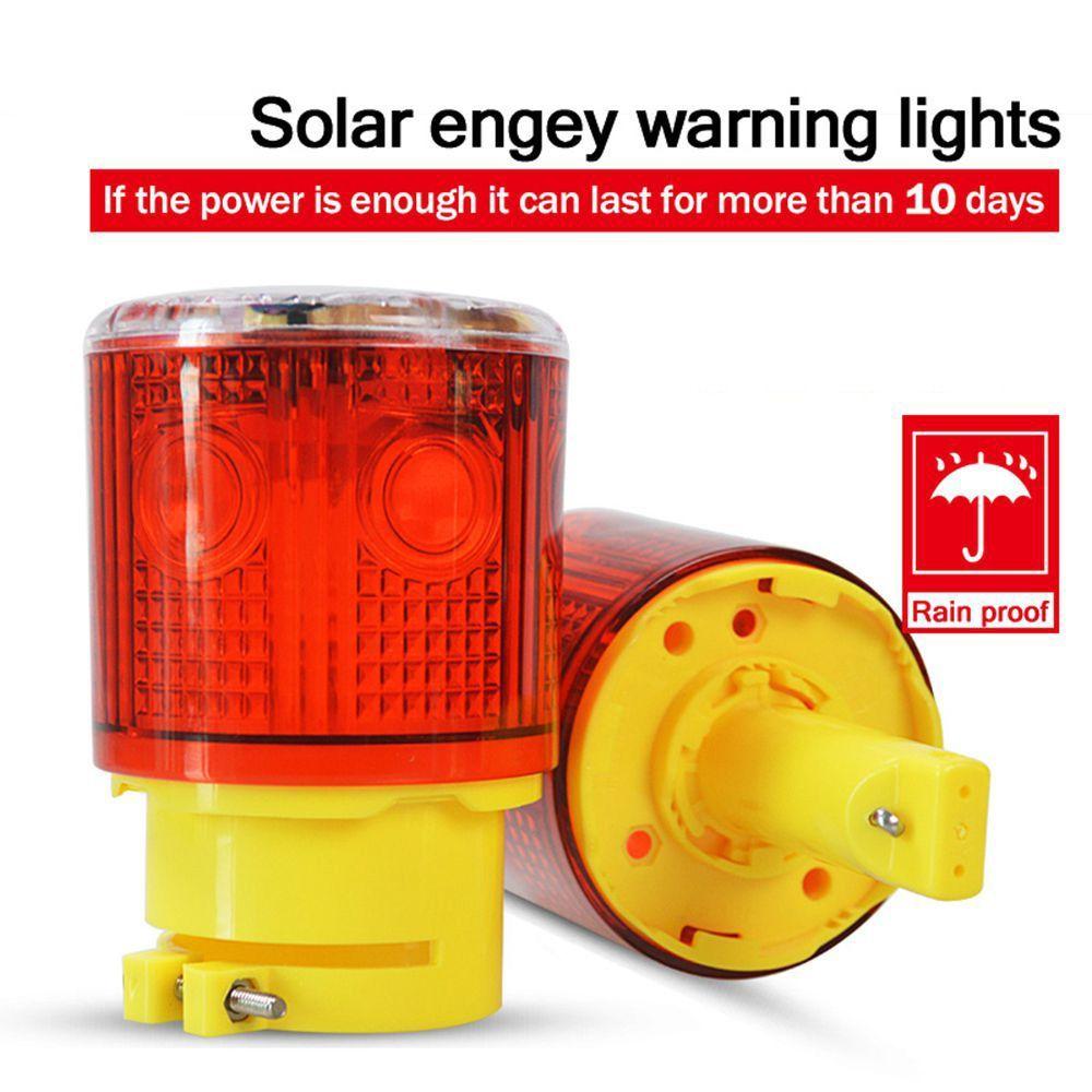 Светодиодная вспышка красного цвета на солнечной батарее, сигнальная лампа, предупреждающий свет, фары для катеров, аварийная сигнализация
