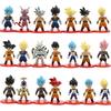 Аниме Dragon Ball Super Saiyan Сын Гоку Фигурка Модель Подарки Коллекционные Фигурки для Детей 7 см 21 Штука В Наборе