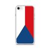 Coque iPhone - PIXELFORMA - iPhone 7 - Drapeau De La Tchéquie - Silicone Souple - Protection Complète
