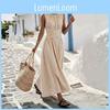 Безрукавное платье с геометрическим узором для летнего отпуска и повседневной носки