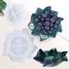 Silicone Leaf Fruit Shape Bowl Mould Crystal Snack Plate Epoxy Resin Mold Craft
