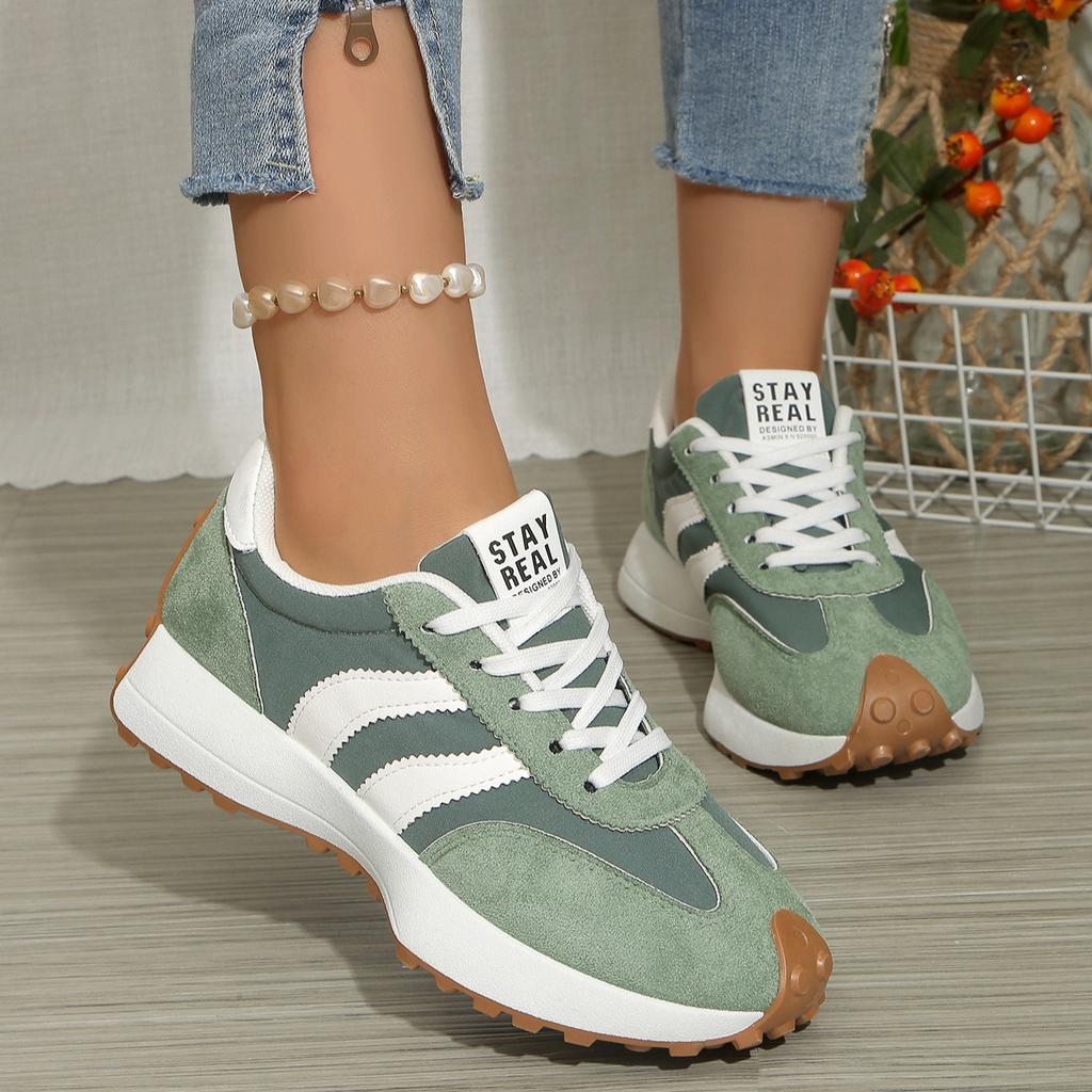Женские Повседневные Кроссовки в Стиле 'Dad Sneakers' Удобные Массивные Кроссовки на Платформе Беговые Кроссовки Нескользящие На Шнуровке Дышащие Обувь для Ходьбы Женская Тренировочная Теннисная Обувь