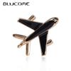 New Originality Enamel Airplane Brooch Pins Original Design for Women Costumes Aircraft Brooch Gift