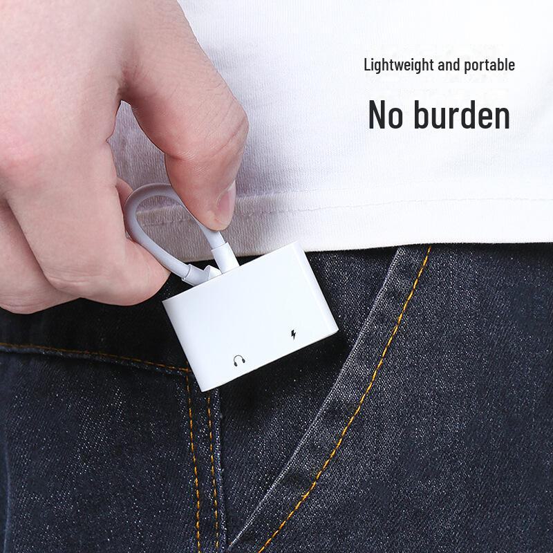 Адаптер для наушников Biaz 2-в-1 Type-C: Аудио и PD зарядный преобразователь