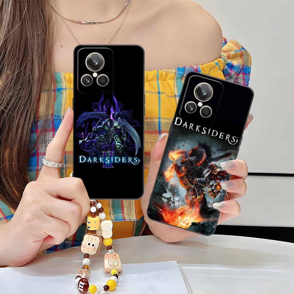 Чехол для мобильного телефона Darksiders для Realme 15 14 13 12 11 10 9 Pro Plus T i Lite 5G Цветной Печатный Чехол Чехол Роскошный