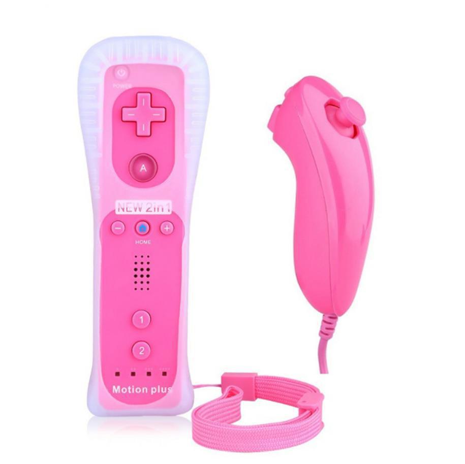 Набор игровых контроллеров Wii: Левая и правая рукоятки 2-в-1 со встроенным акселератором