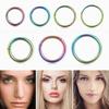 1Pc Hot Unisex Titanium Steel Hinged Segment Ear Helix Tragus Nose Hoop Lip Ring Piercing Septum