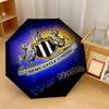 Автоматический 3-складной зонт Newcastle United FC, 8 ребер, ветрозащитный, складной, защита от солнца и дождя, для путешествий на открытом воздухе, для ежедневного использования