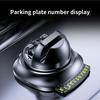 Car Phone Mount 360 Degree Rotating Automobile Bracket Dashboard Phone Holder with Parking Number Plate for Road Trips GPS