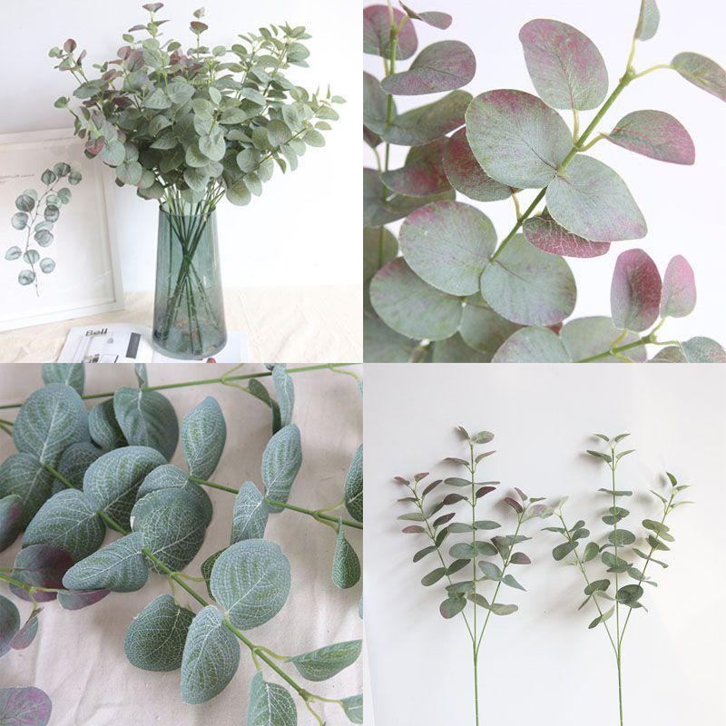 Lush Green 68cm Artificial Fake Leaf Eucalyptus Plant For Timeless Home Decor