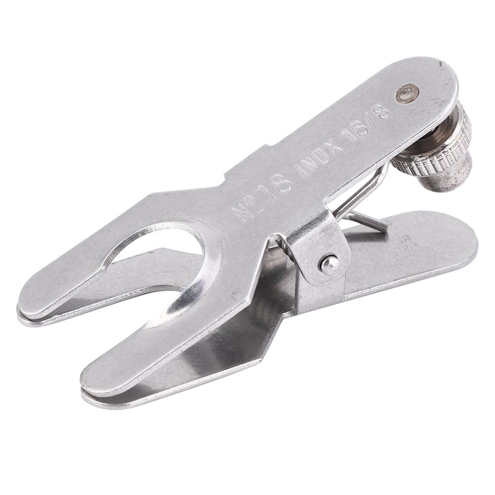 Лабораторный зажим из нержавеющей стали, зажим для стеклянного шарика, лабораторные инструменты