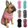 Warm Dog Sweater Winter Dog Clothes for Puppy Cat Turtleneck Knitted Chihuahua Yorkie Sweater Vest Pet Knitwear Clothing Bichon