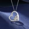 Let Me Necklace In Your Heart Women's Heart Shape Light Luxury Niche Pendant Year Item