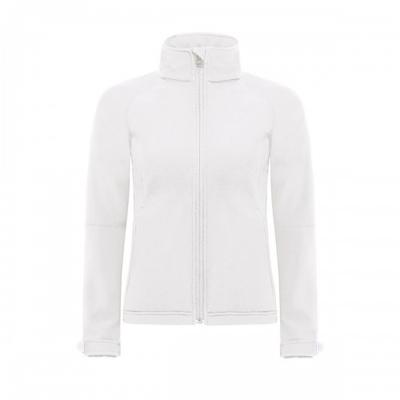 Женская куртка B&C с капюшоном Premium Softshell (ветрозащитная, водонепроницаемая и дышащая)