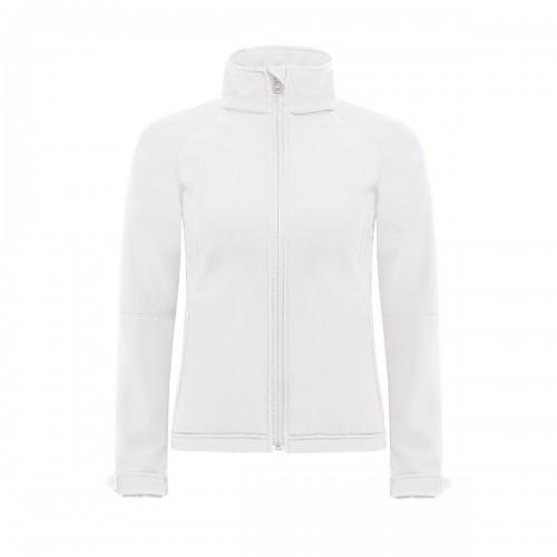 B&C Womens Hooded Premium Softshell Jacket (Windproof, Waterproof & Breathable)