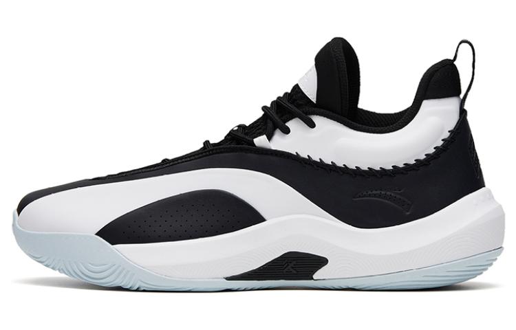 Men's Sneakers Anta KT Team Cushioning Slip Resistant Abrasion Resistant Low top Basketball Shoes Men's Black