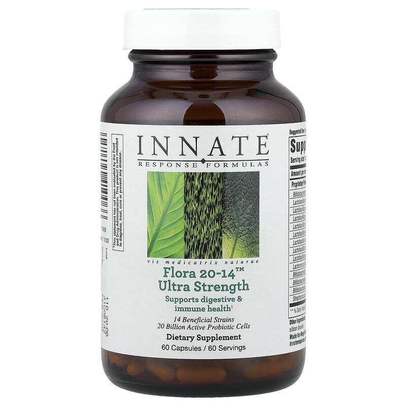 Flora 20-14™, Ultra Strength, 60 Capsules