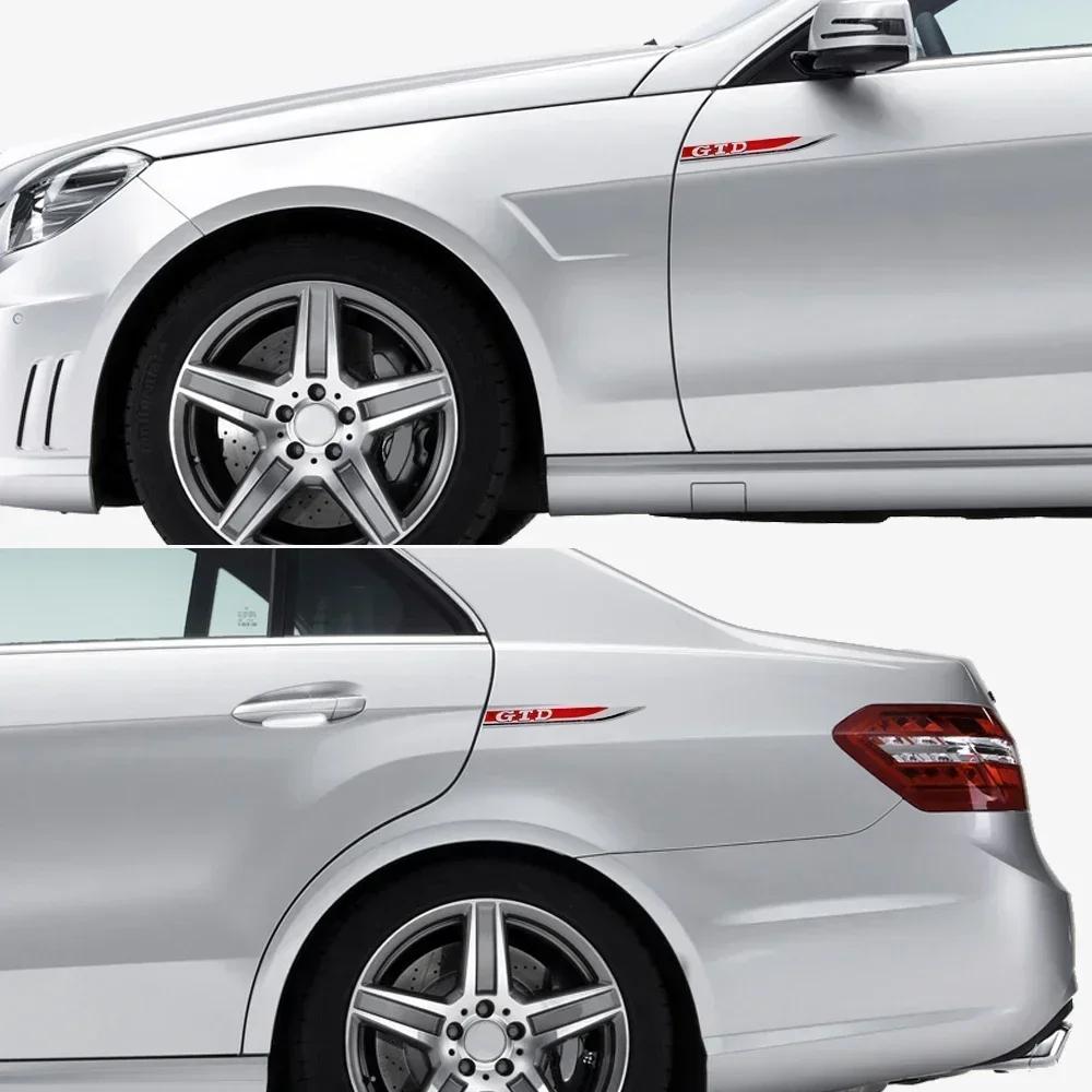 BRP1 For VOLKSWAGEN VW GTI Metal Car Fender Side Emblem Sticker Rear Trunk Badge for Volkswagen VW GTD BORA GOLF JETTA MK4 PASSAT Pol oq2