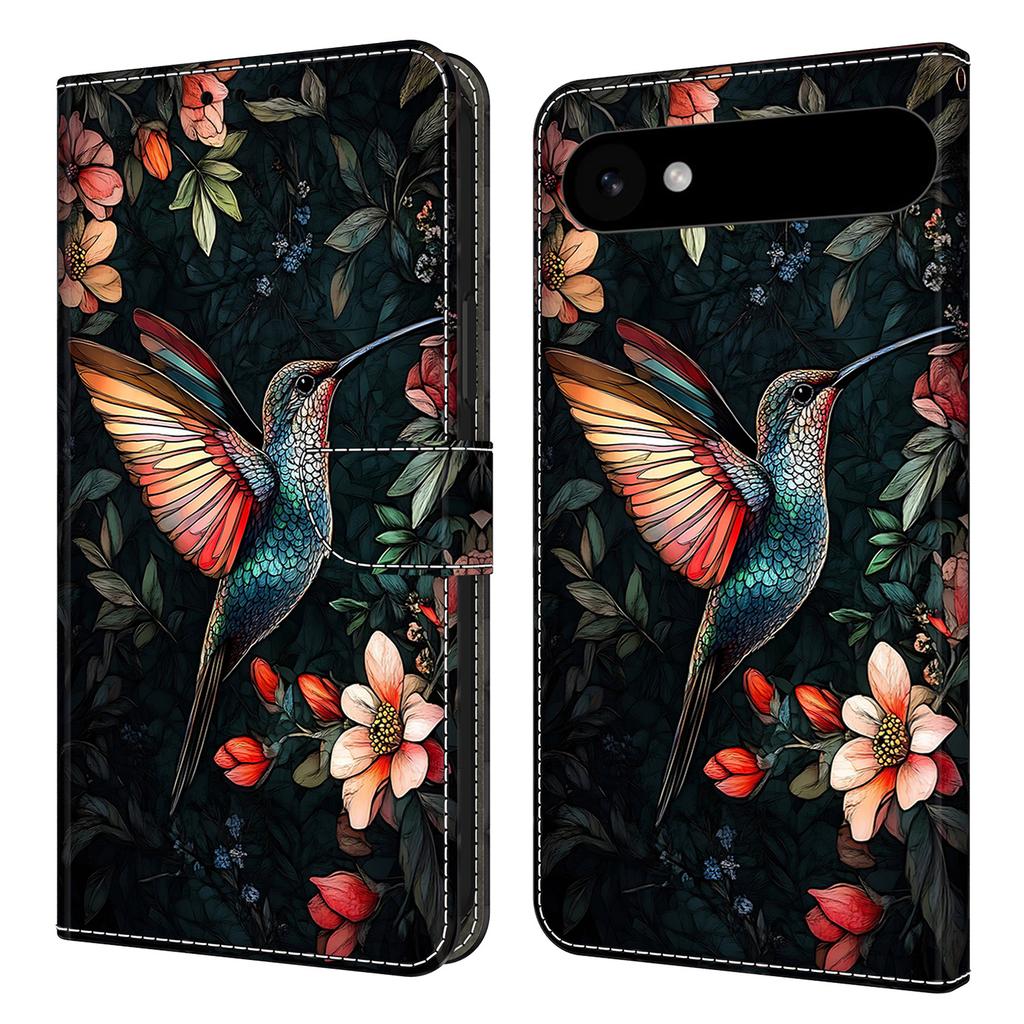 For iPhone 17 Air Leather Case Pattern Printing Wallet Stand Flip Phone Cover