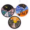 3 Pcs/pack Fusible Embroidery Patch Iron On Patches For Clothing Thermoadhesive Patches For Jackets Jeans Backpack Ironable Sewing Patch