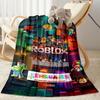 Roblox 374 Blanket Soft & Cozy Suitable for Picnics Office Chair Sofa for All Seasons Modern Birthday Christmas Gift Blanket