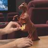 Контейнер для попкорна «Троянский конь», 3D-печатные стоячие фигурки-контейнеры, Современная фигурка для стола, Двойное использование: коробка для закусок и декора, Скульптура-ведерко для