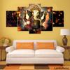 Canvas Painting Wall Art Home Decor For Living Room HD Prints 5 Pieces Elephant Trunk God Modular Poster Ganesha Pictures