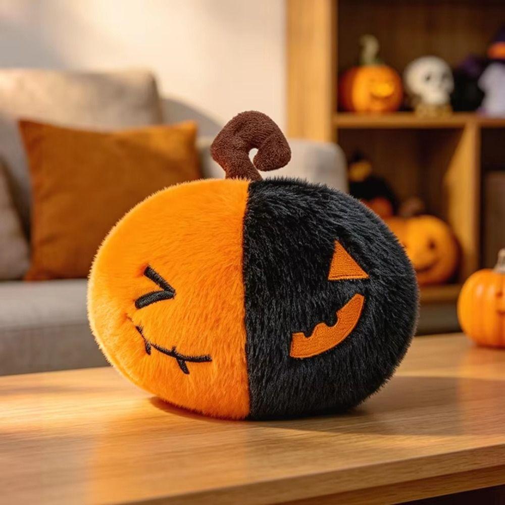Plush Doll Halloween Pumpkin Plush Toy Cartoon Bat Soft Bat Plush Doll Children/Women/Girls