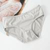 Women Seamless Panties Solid Color Breathable Underpants Mid-waist Briefs Girls Sexy Cute Underwear Briefs