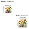 Sunflower Bathroom Toilet Sticker Wc Closestool Wall Sticker Self Adhesive Mural Beautify Flower Home Decoration Decals