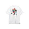 Li-Ning Casual Round Neck Printed T-Shirt Unisex Tops White AHSR406-1