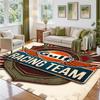 Gulf Design Crystal Velvet Rug Soft Decorative Mat for Bedroom Entrance