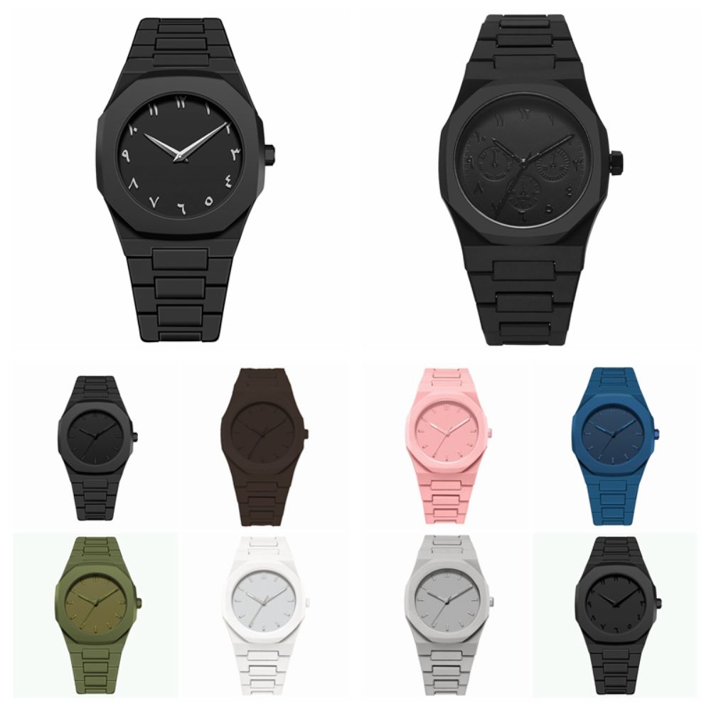 Lightweight Plastic Case Quartz Wristwatch Business Casual Watches  Simple Sports