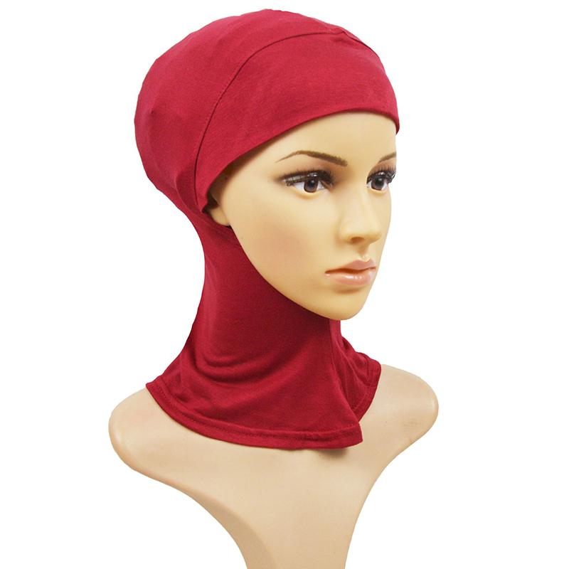 Women Lady Ninja Head Cover Cotton Muslim Headscarf Inner Hijab Caps Scarf Hat