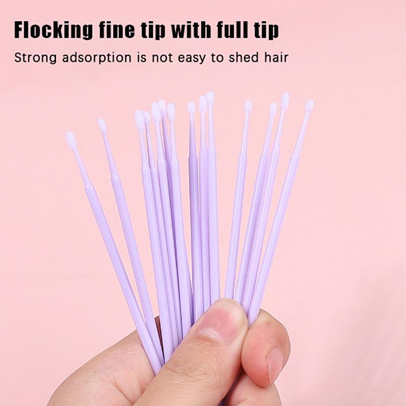 100 шт одноразовые щеточки для ресниц тампон микрощеточка инструменты для наращивания ресниц индивидуальные инструменты для снятия ресниц аппликаторы
