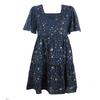 Hot Stamping Print Plus Size Casual Cocktail Party Dress - Women's Clothing