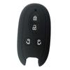 ZIAN Suzuki Car Smart Key Case, Spacia, Palette, Solio Lukes, Swift, Etc (MY-LM4J-02) (Black), Black
