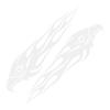 Patonde Eagle Vehicle Decal, Eagle Motorcycle Sticker - 2 Car Decals - Flame Eagle