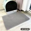Коврик для кошачьего туалета, прочный, 2-слойный, водонепроницаемый, моющийся, нескользящий, защита пола для домашней зоны питомца