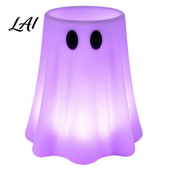 PLA Material Can Sleeve 3D Printed Halloween Ghost Holder Glow‑in‑the‑Dark Soda Beverage Party Supply for Cup Cover Cute Tabletop Decor