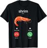 Смешной мем Shrim Calling Shrim звонит с опечаткой Подарок Унисекс Футболка